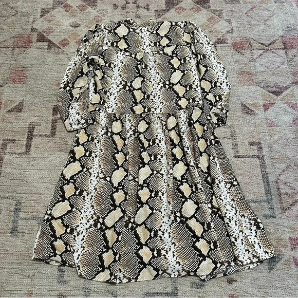 Maeve by Anthropologie Juno Snake Print Dress size XS Extra Small - Picture 16 of 16